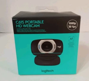 Przenośna kamera internetowa HD Logitech C615 1080p - fabrycznie nowa. otwarte pudełko 🔥 - Zdjęcie 1 z 8