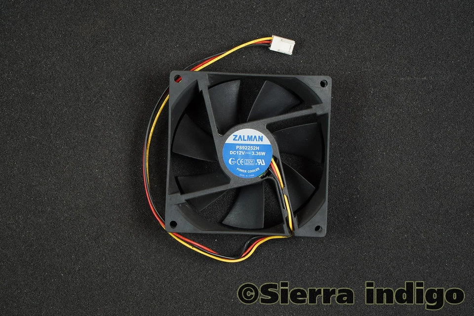 Zalman PS92252H 90mm x 25mm DC12V 3.36W 3-Pin 3-Wire Fan - Image 1 of 1