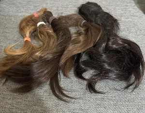 Premium Virgin Human Hair Ponytails - Natural Shades & Textures - Picture 1 of 9