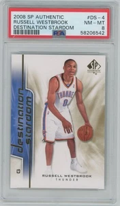 2008 SP Authentic- Destination Stardom- Russell Westbrook - Thunder ROOKIE - PSA - Picture 1 of 2