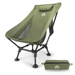 Ultralight Folding Camping Chair Backpacking Camping Chair Collapsible Chair - Picture 1 of 11
