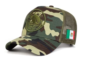 Camuflaje MEXICANO Sombrero Hecho En México Águila Gorra de Béisbol Curvada - Imagen 1 de 1