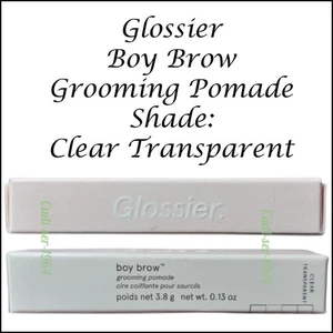 Glossier Boy Brow Grooming Pomade 3.8g Shade Clear Transparent Cruelty Free - Picture 1 of 24