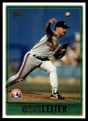 1997 Topps Mark Leiter Montreal Expos #327 - Image 1 of 2