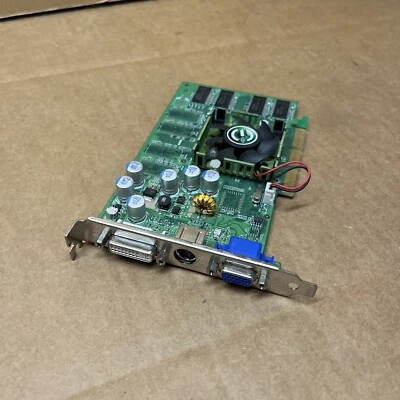 128-A8-N319-LX NVIDIA 128MB AGP VIDEO CARD WITH VGA S-VIDEO AND DVI OUTPUTS - Image 1 of 3