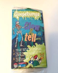 Pizza Hut Goosebumps Glow& Tell Puzzle Card #1 Sealed