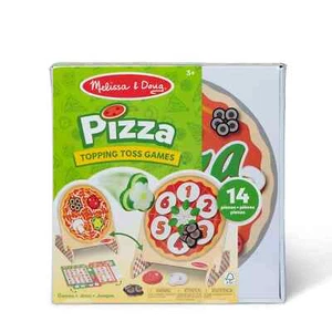 Melissa & Doug Giochi Topping Pizza Double-Sided in Legno 14 Pezzi, Nuovo Sigillato - Foto 1 di 5