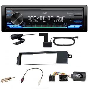 JVC KD-X482DBT Bluetooth Digitalradio USB Einbauset für BMW 3er E46 - Bild 1 von 1