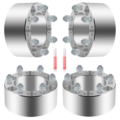 4 件 3 英寸车轮间隔器 12x1.5 适用于丰田塔科马皮卡 4WD 4Runner Tundra 6x5.5 — 第 1/4 张图片