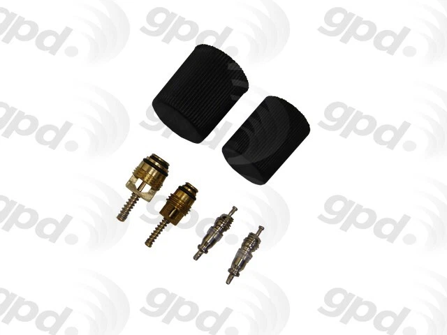 For 2008 Ford E-350 Econoline 5.4L A/C System Valve Core and Cap Kit 407JI39 - Image 1 of 1