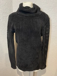 Escada schwarzer gerippter Rollkragenpullover Gr. 42 - Bild 1 von 7
