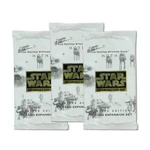 (3) Booster Packs - 1996 Decipher Star Wars Hoth Limited CCG 15 Card Expansion - Picture 1 of 2