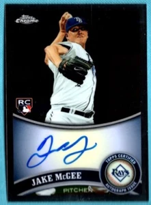 2011 TOPPS Chrome  Autograph Auto Jake McGee Card # 181 - Picture 1 of 1