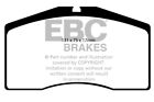 EBC Yellowstuff Front Brake Pads for Porsche 911 (993) 3.8 Carrera RS 4 (95>97)