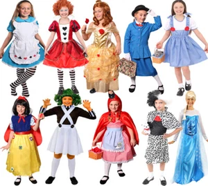 SCHOOLS BOOK WEEK GIRLS FANCY DRESS COSTUME CHOOSE STYLE BELOW WORLD BOOK DAY - Picture 1 of 21