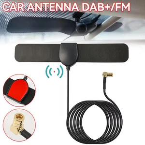 Universal DAB+FM Radio Car Antenna Signal Amplifier Aerial Plug Car Auto Antenna - Picture 1 of 8