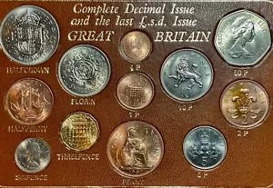 1967 Great Britain 1/2 Crown KM# 907 Uncirculated Condition from the mint set - Picture 1 of 2
