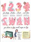 1944 Swan Soap For Baby Dishes Duds and You Vintage Print Ad Wall Art 10x13