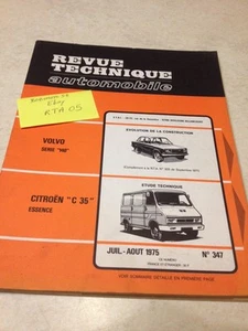 Revisión Técnica Automotriz Citroën C35 Gasolina, Evol' Volvo 140 N° 347 Ed. 75 - Imagen 1 de 10