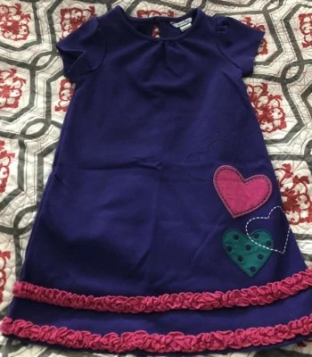 Vestido corazón púrpura Hartstrings 5 talla 5 Foto 1 de 4