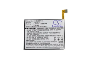 Replacement Battery For BLU 3.8v 2500mAh / 9.50Wh Mobile, SmartPhone Battery - Picture 1 of 1
