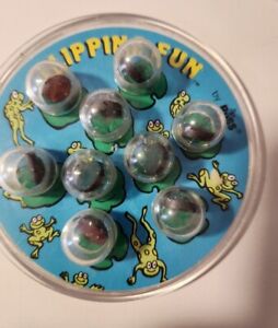 Vintage RUSS BERRIE Flipping Fun Toy FROGS magnetic missing magnet stick 