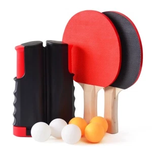 10 Tlg. Profi Tischtennis Set Tischtennisschläger mit Netz, Schläger und Bällen - Bild 1 von 14
