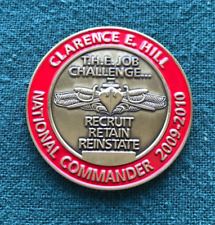 American Legion National Commander 2009 2010 Clarence E Hill SWO Challenge Coin