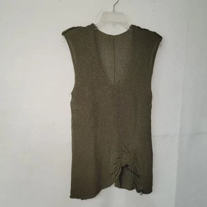 Top túnica Skif International See The Light tejido algodón sin mangas verde oliva S - Imagen 1 de 10