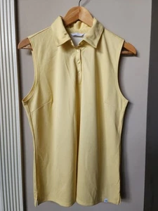 Golf Poloshirt Lady Hagen Damen Ärmellos Neu mit Etikett Tennis Golf Gelb XXL 2X - Bild 1 von 7