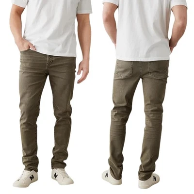 American Eagle Slim Leg Jeans AE AirFlex+ Mid Rise Stretch Taupe Men's 31 x 31 - Image 1 of 4