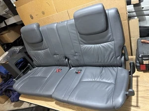 2003-09 Lexus Gx 470 3rd Third Row Seats Leather OEM 4-runner GX470 08 Gray Grey - Picture 1 of 5