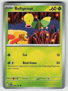Bellsprout SV: Scarlet & Violet 151 Common 069/165 Normal - Picture 1 of 2