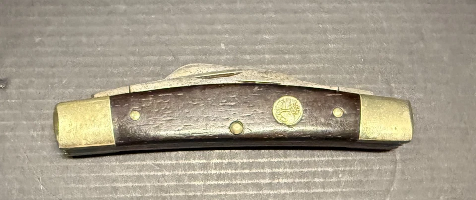 Navaja de Bolsillo Vintage Boker Tree Marca Clásica 5474 Solingen Alemania 4 Hojas Foto 1 de 4