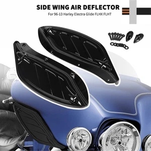 Batwing Fairing Side Wings Air Wind Deflectors For Harley Street Tri Glide FLHX - Picture 1 of 13