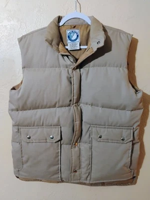 Vintage Sherpa By Himalaya Vest Men's Large Down Filled Puffer Vest  - Image 1 of 4
