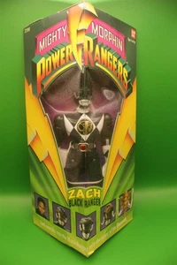 BANDAI POWER RANGERS ZACH BLACK RANGER FIGURE - Picture 1 of 2