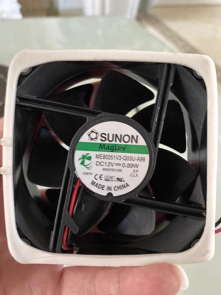 1件装SUNON ME80251V3-Q03U-A99 12V 0.89w冰箱风扇适用于西门子 — 第 1/1 张图片