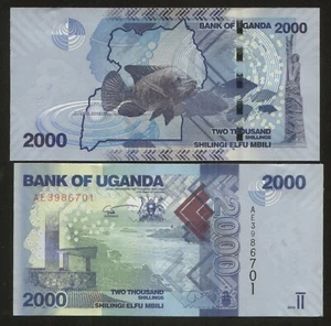 Uganda 2000 Shillings 2010 Pick 50 UNC - Picture 1 of 1