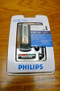 Auriculares y batería Philips 1 GB/Go SA1110 reproductor de música de audio digital portátil - Imagen 1 de 2