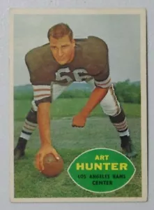 ART HUNTER Los Angeles Rams C 1960 Topps #67 Football Card 8461 - Picture 1 of 2