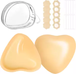 Double Sided Sticky Bra Inserts Reusable Push up Lift Pads for Swimsuit - Picture 1 of 12
