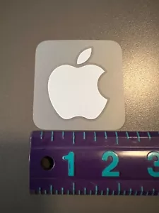 AUTOCOLLANT AUTOCOLLANT LOGO APPLE AUTHENTIQUE D'ORIGINE - Photo 1 sur 1