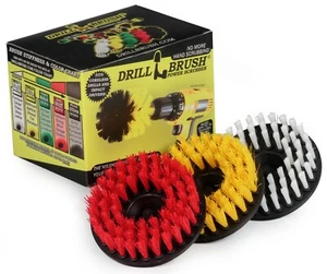 Tile and Grout Scrubber Drill Powered Bathroom Cleaning Kit by Drillbrush - Picture 1 of 10
