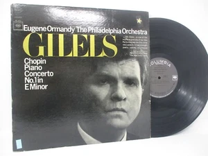 Chopin Piano Concerto No. 1 in E Minor Ormandy, Gilels LP Columbia - Imagen 1 de 3