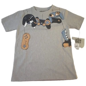 NWT Seven Souls Heather Gray Crewneck Tee Size 8 - Picture 1 of 6