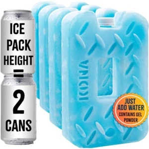 Heavy Duty Ice Packs Lunch Box 2 Lb Reusable Long Lasting Freezer Packs New - Picture 1 of 8