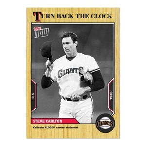 Steve Carlton 2022 MLB TOPPS NOW Turn Back The Clock 128 Presale Giants 4000