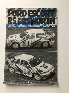 Original Tamiya RC Instruction Manual - Ford Escort RS Cosworth Kit 58112 1992 - Picture 1 of 7