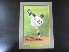 Juan Marichal Autograph Signed Perez Steele Great Moments Giants JSA